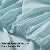 Carmen 100% Cotton Relaxed Wash Deep Pocket Bed Sheet Set - Sheet Set by Superior Brand