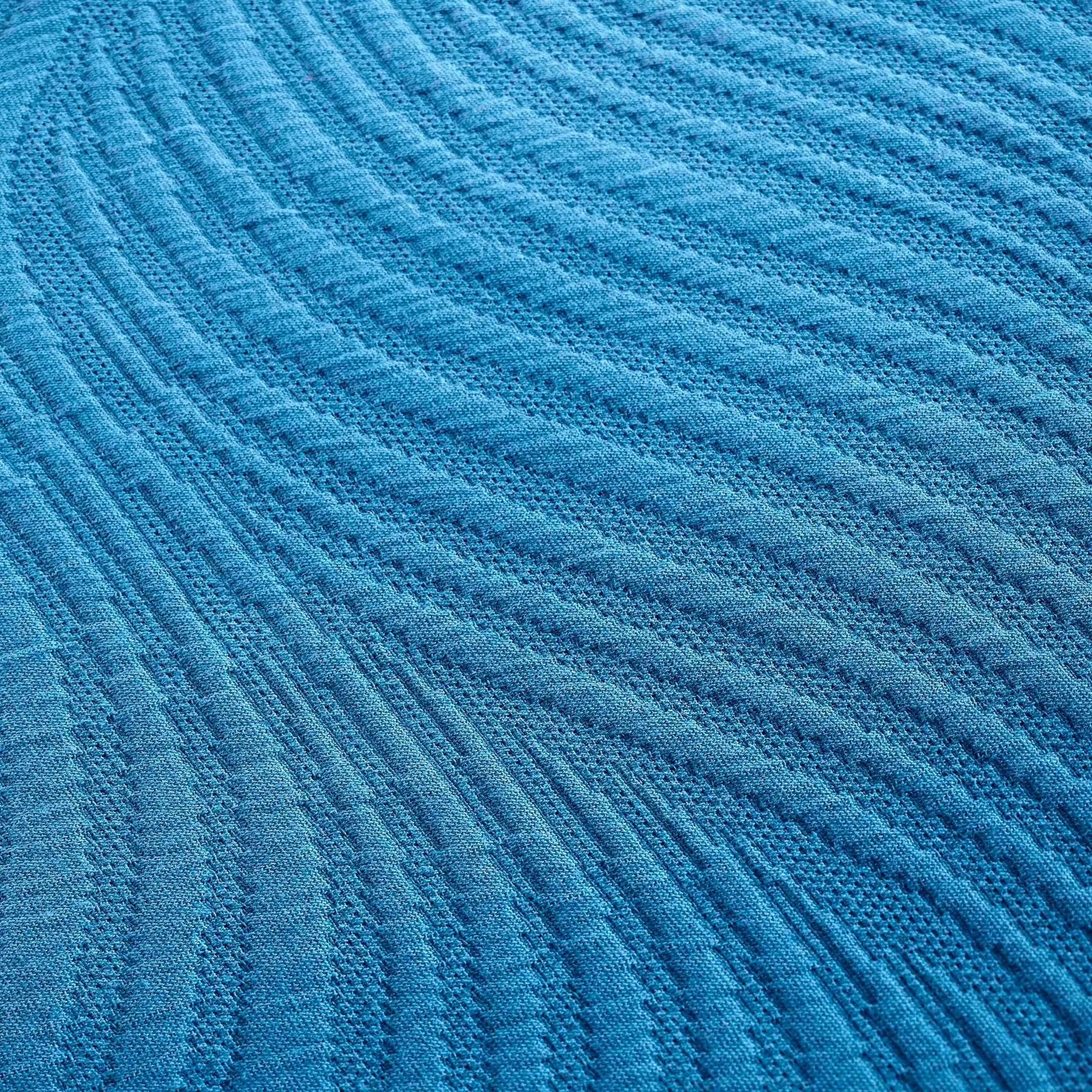 Lightweight Cotton Bedspread Sets 3-Piece Cascade Jacquard Matelassé - Bedspread by Superior Brand