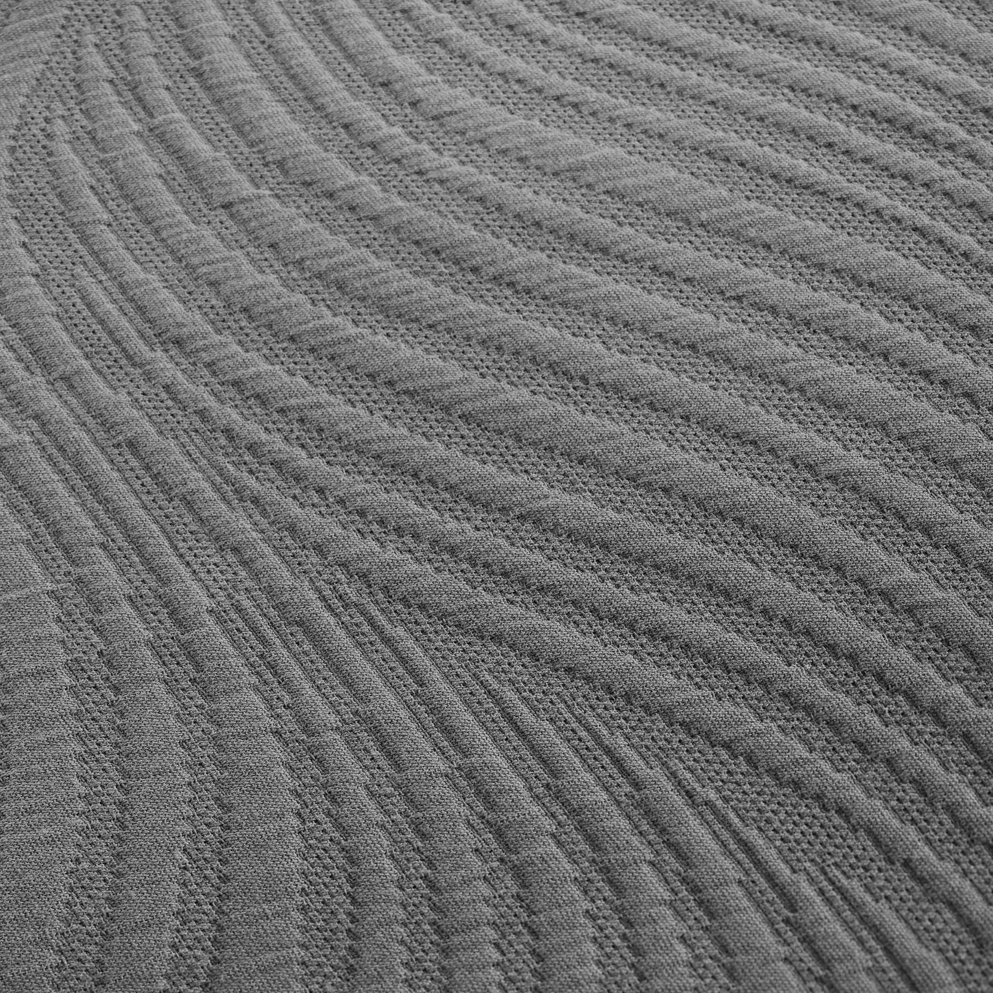 Lightweight Cotton Bedspread Sets 3-Piece Cascade Jacquard Matelassé - Bedspread by Superior Brand