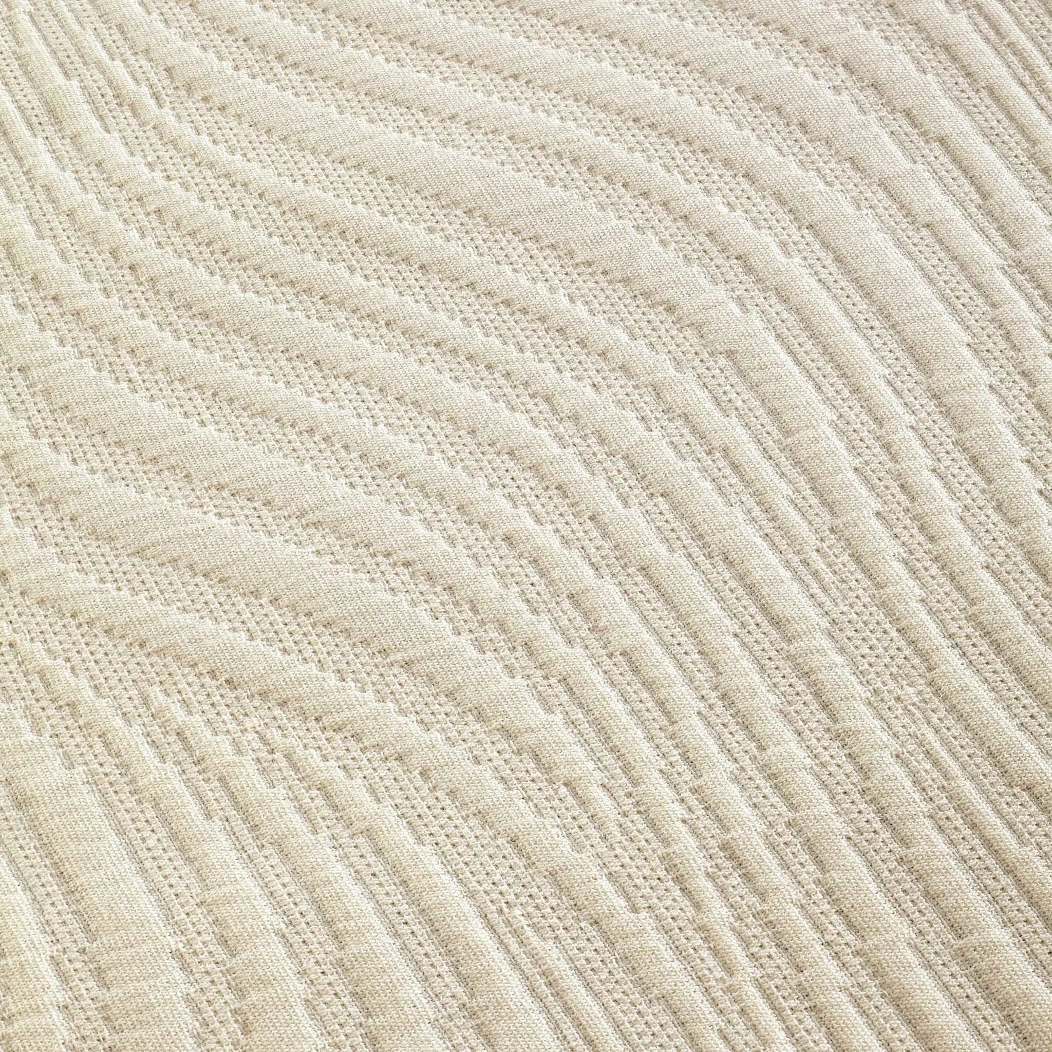 Lightweight Cotton Bedspread Sets 3-Piece Cascade Jacquard Matelassé - Bedspread by Superior Brand