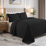 Lightweight Cotton Bedspread Sets 3-Piece Cascade Jacquard Matelassé - Bedspread by Superior Brand