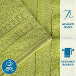 Ultra-Soft Cotton Solid Medium Weight Absorbent Bath Towel Set of 2 - Towel Set by Superior Brand