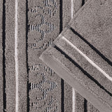 Sadie Zero Twist Cotton Solid and Jacquard Floral 12 Piece Towel Set - Towel Set by Superior Brand