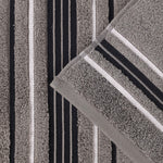 Sadie Zero Twist Cotton Solid and Jacquard Floral 12 Piece Towel Set - Towel Set by Superior Brand