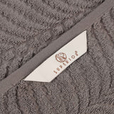 Zero Twist Cotton Solid and Jacquard Bath Towel Set of 4 - Bath Towel by Superior Brand