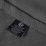 Milan Cotton Textured Jacquard Striped Lightweight Woven Blanket - Blanket by Superior Brand