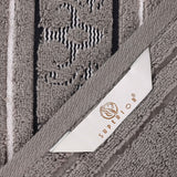 Zero-Twist Cotton Jacquard Towel Set 9 Piece - Sadie - Towel Set by Superior Brand