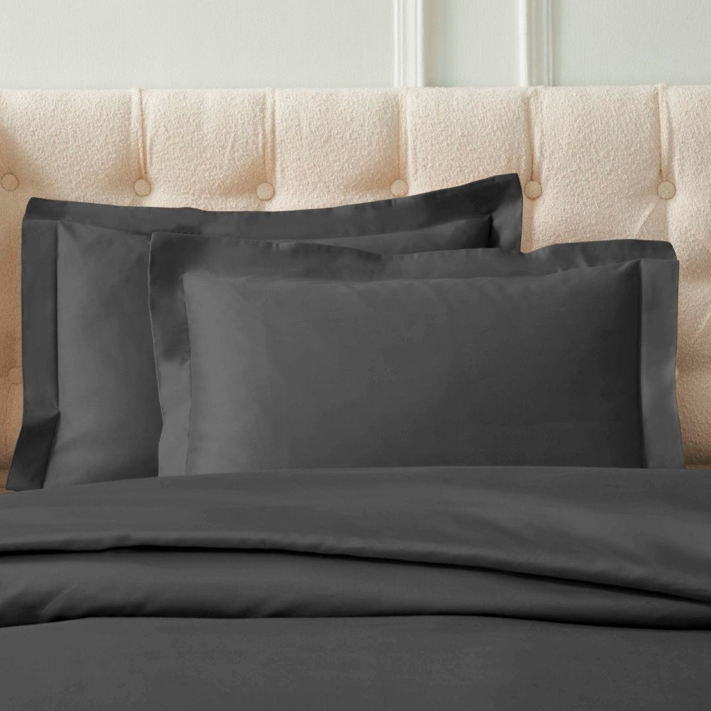 1200 Thread Count Egyptian Cotton Solid Duvet Cover - Egyptian Cotton Duvet Cover Set by Superior Brand