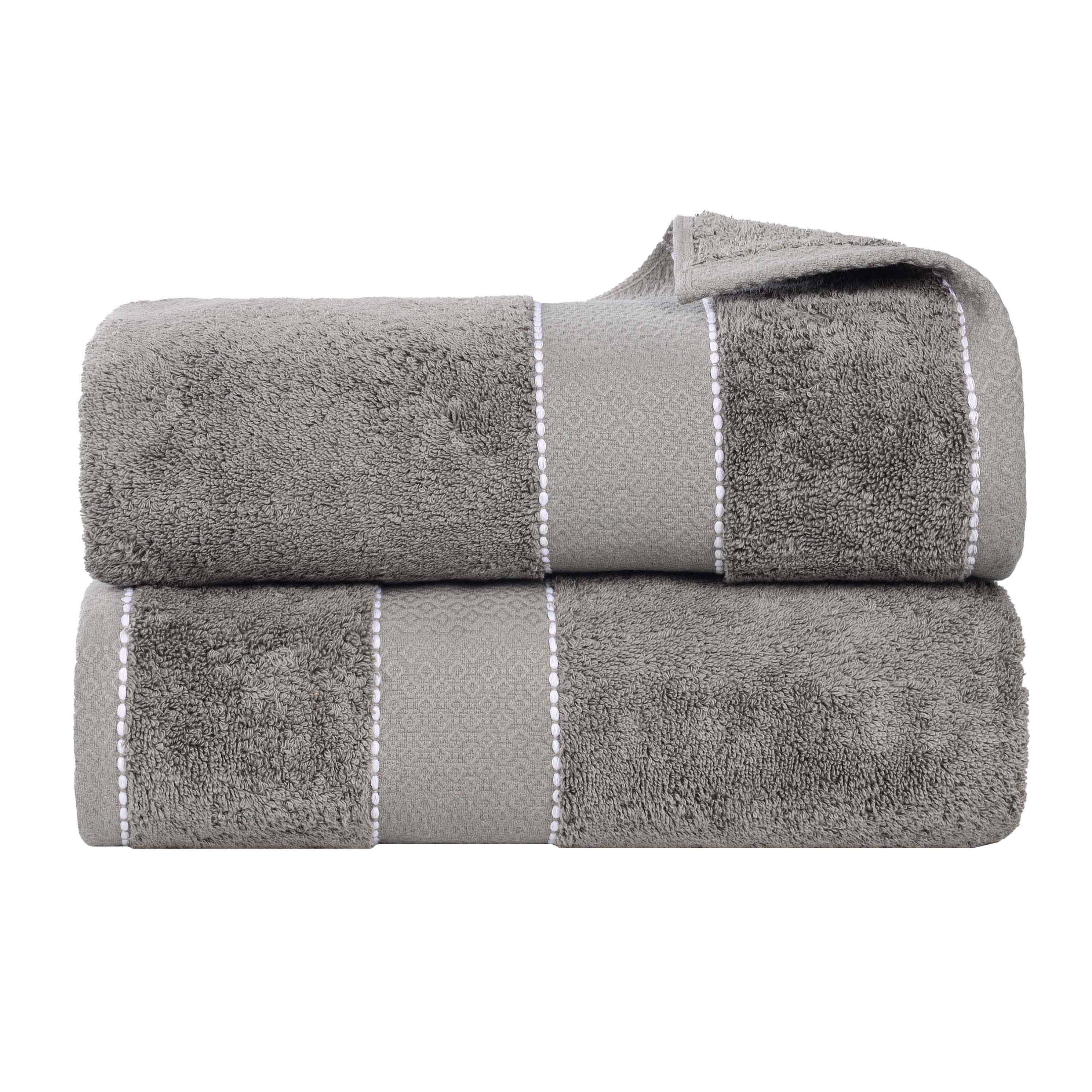Niles Egyptian Giza Cotton Plush Thick Absorbent Bath Sheet Set of 2 - Bath Sheet by Superior Brand