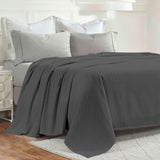 Milan Cotton Textured Jacquard Striped Lightweight Woven Blanket - Blanket by Superior Brand