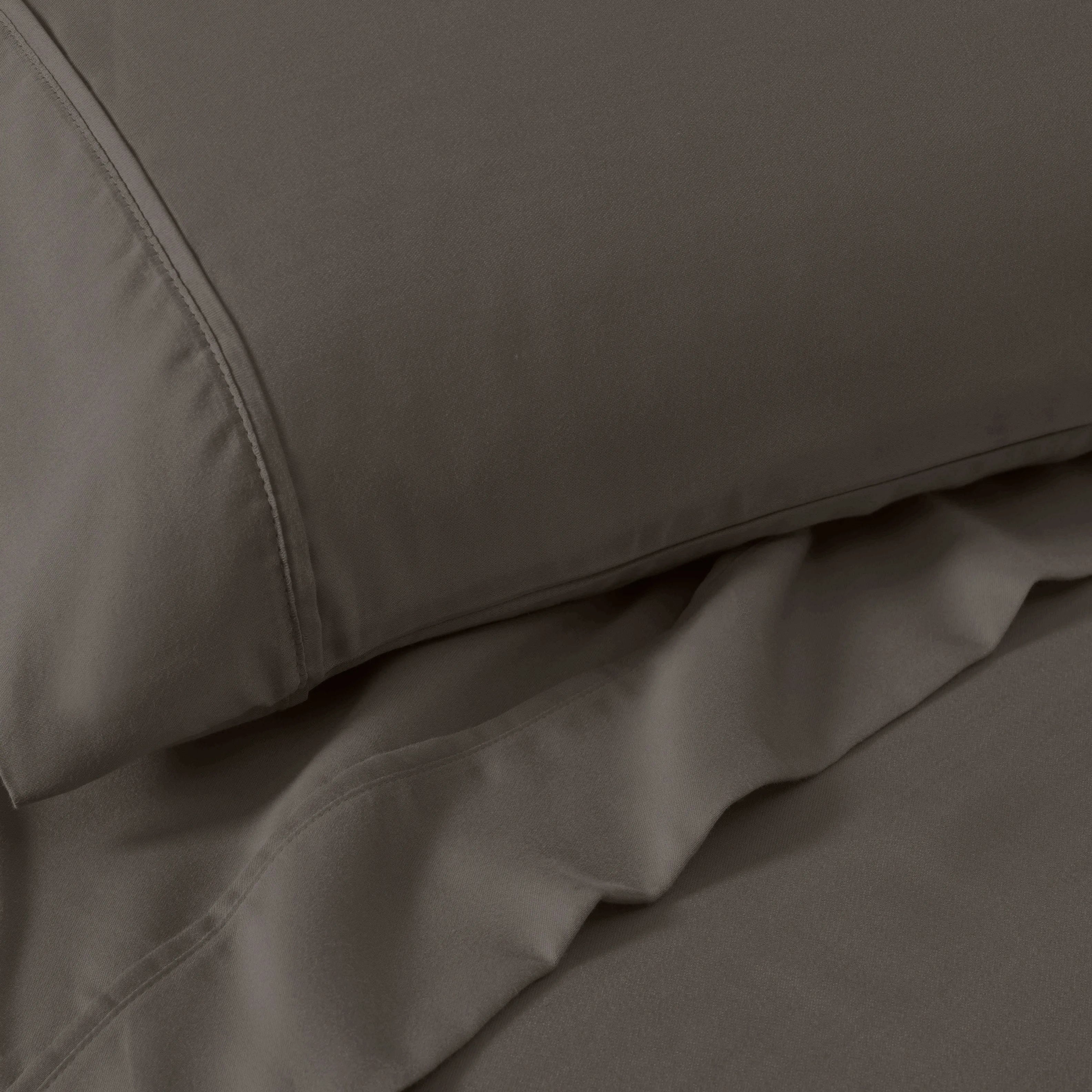 1200 Thread Count Cotton Rich Bed Sheet Set Solid Deep Pocket - Sheet Set by Superior Brand