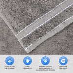 Giza Cotton Plush Absorbent Bath Towel Set of 3 - Egyptian Cotton Bath Towel by Superior Brand
