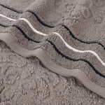 Sadie Zero Twist Cotton Solid and Jacquard Floral 12 Piece Towel Set - Towel Set by Superior Brand