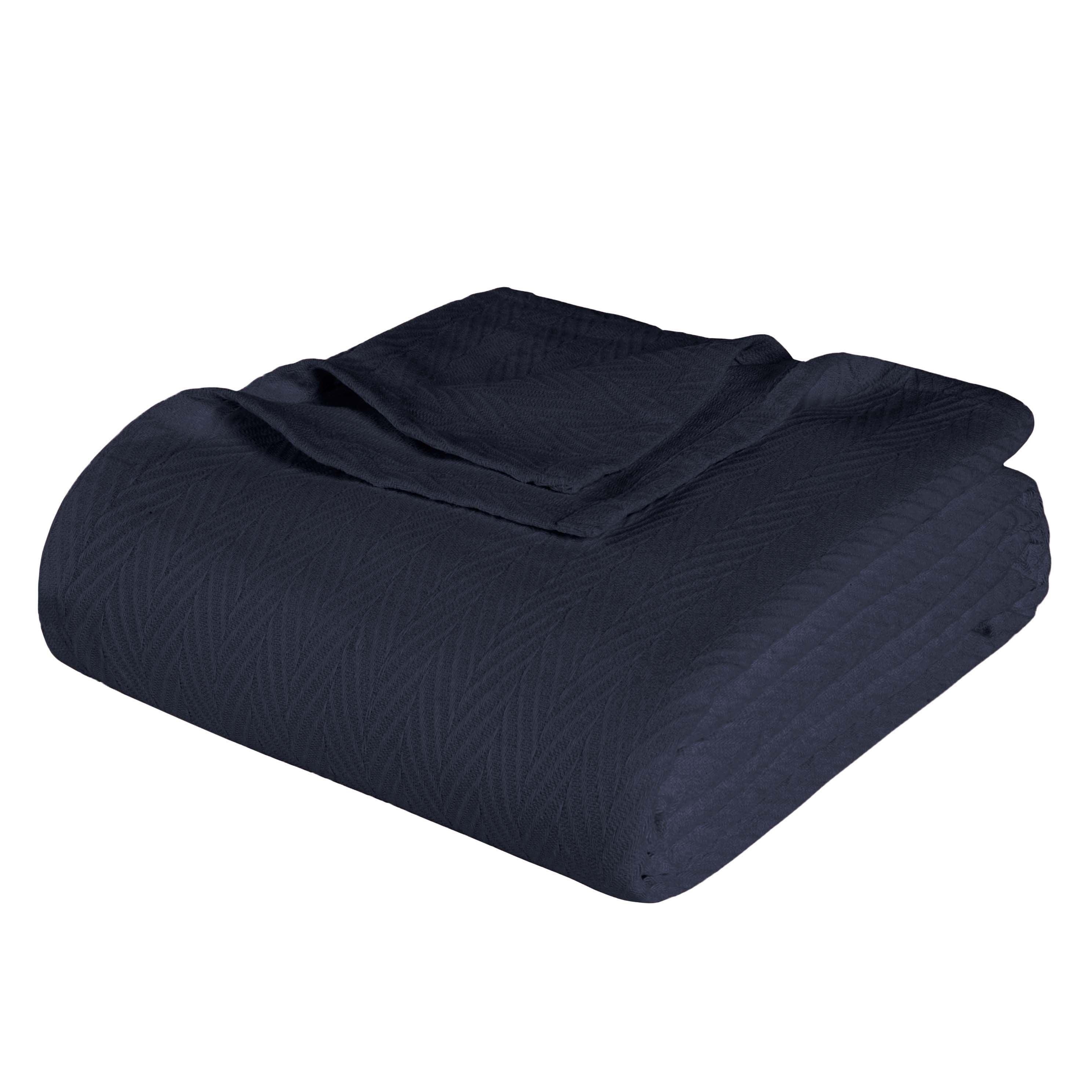 Lightweight Cotton Blanket – Metro Chevron, All-Season Bedding - Blanket by Superior Brand