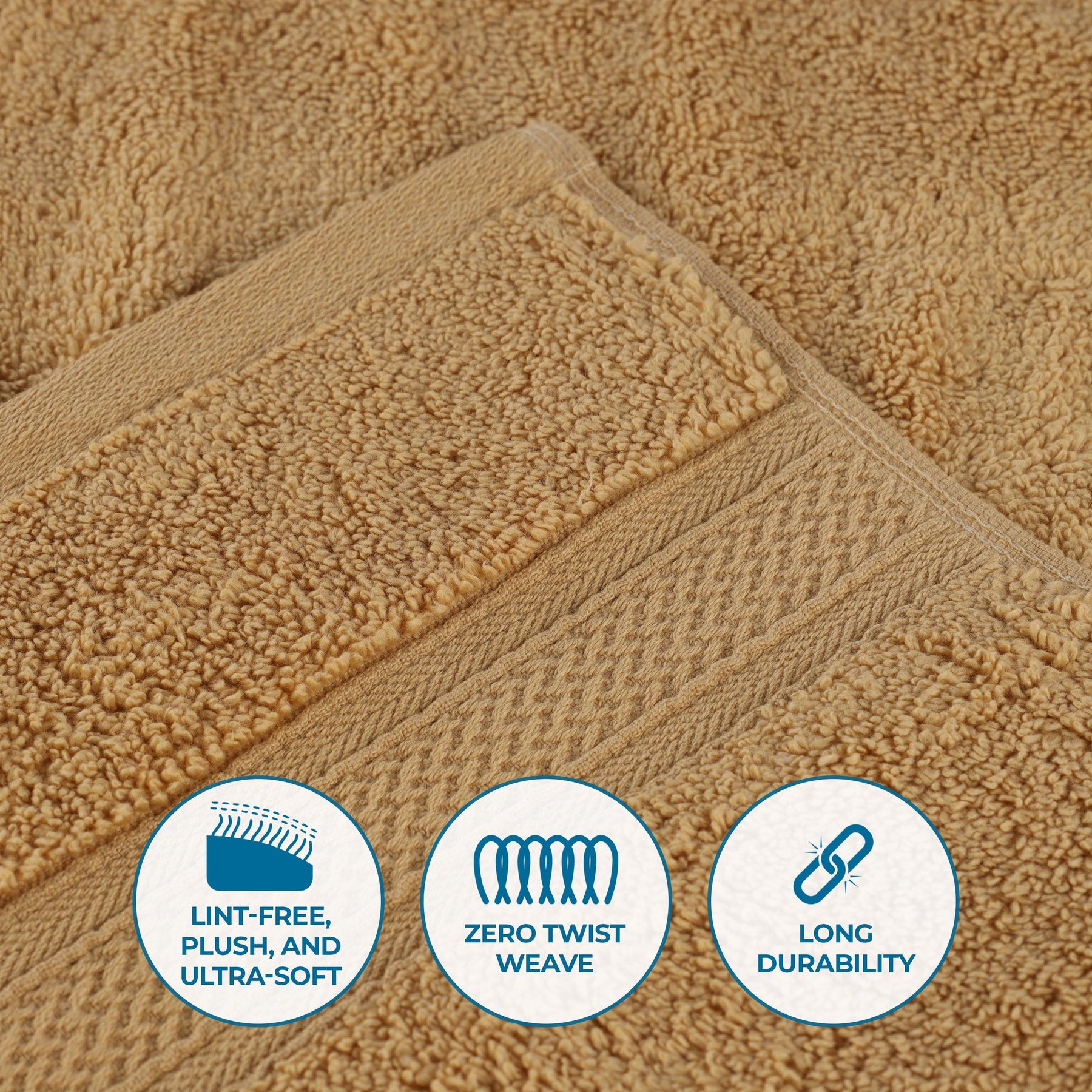 Chevron Zero Twist Cotton Solid and Jacquard Face Towel Set of 12