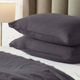 Chloe 100% Cotton Linen Texture Vintage Wash Duvet Cover Set - Duvet Cover Set by Superior Brand