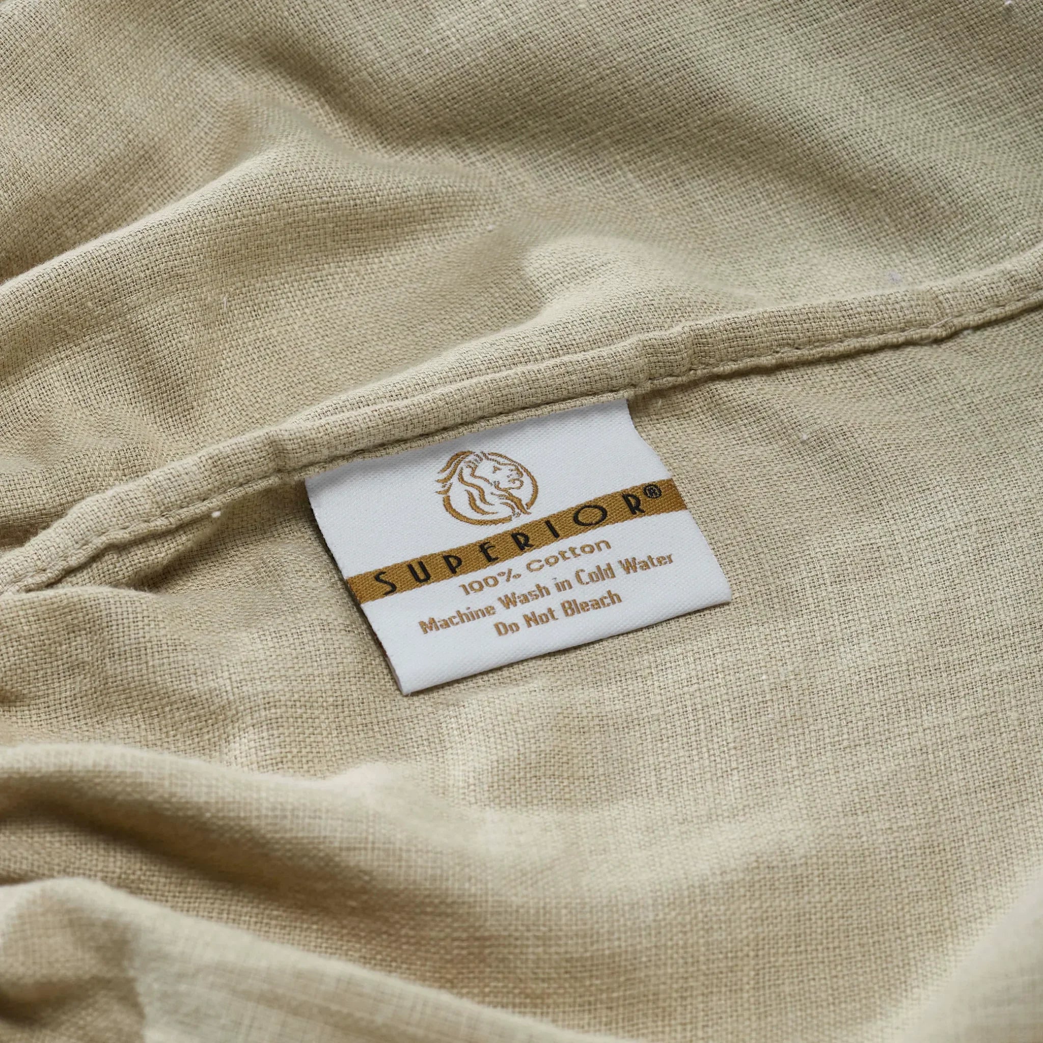 Chloe 100% Cotton Linen Texture Vintage Wash Deep Pocket Bed Sheet Set - Sheet Set by Superior Brand