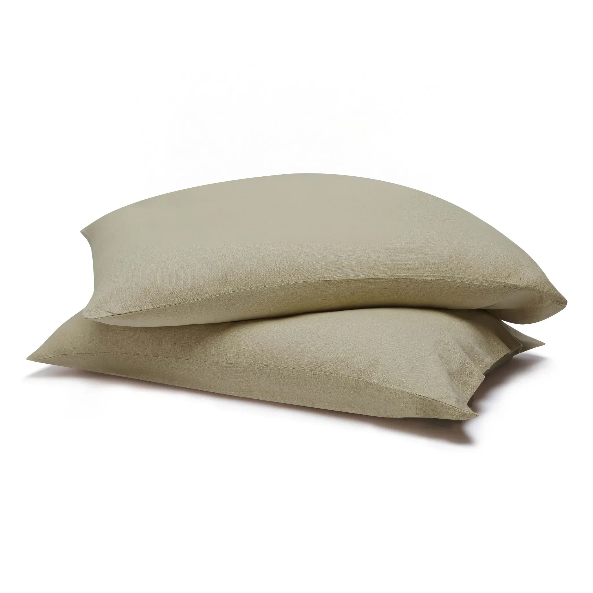 Chloe 100% Cotton Linen Texture Vintage Wash Deep Pocket Bed Pillowcase Set - Pillowcases by Superior Brand