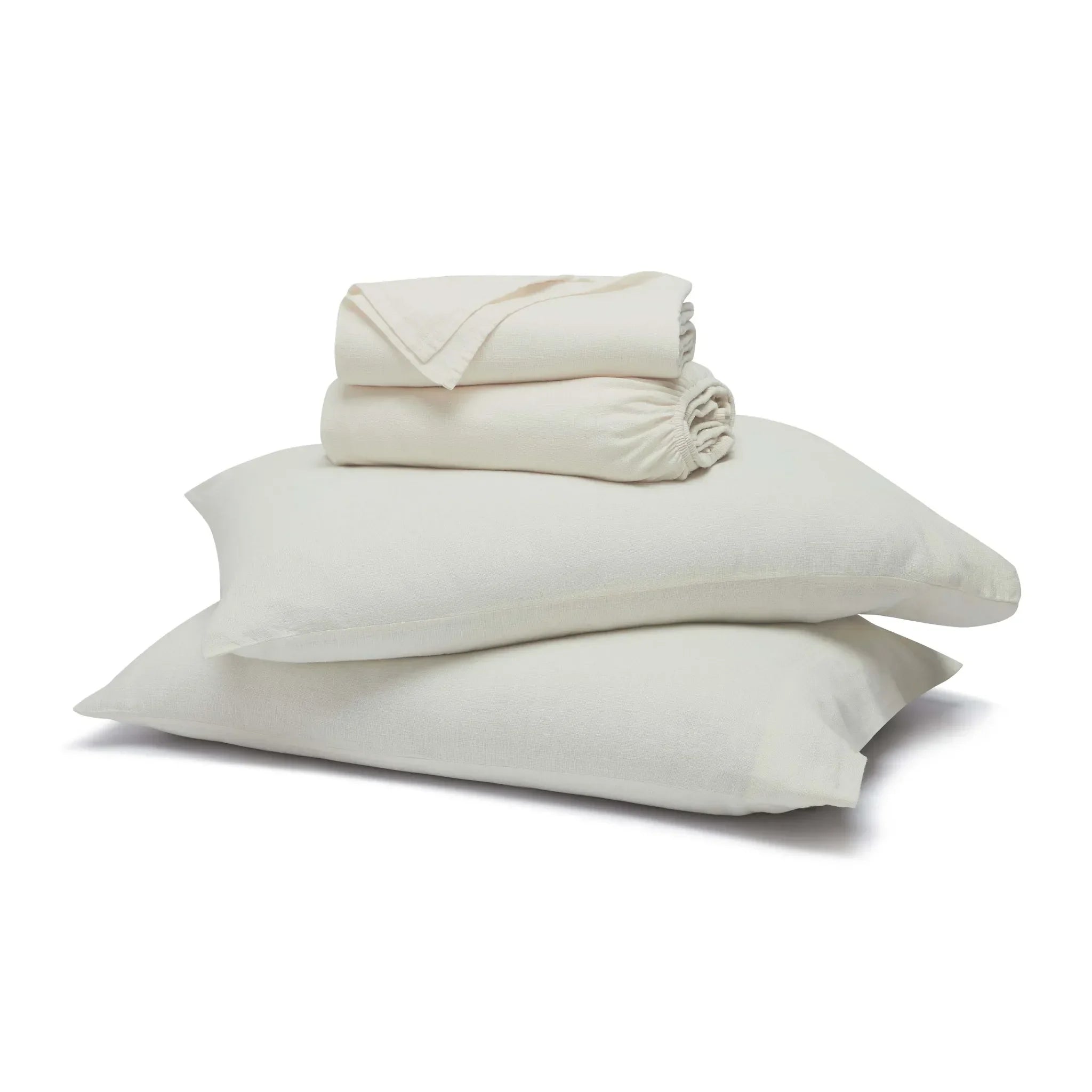 Chloe 100% Cotton Linen Texture Vintage Wash Deep Pocket Bed Sheet Set - Sheet Set by Superior Brand