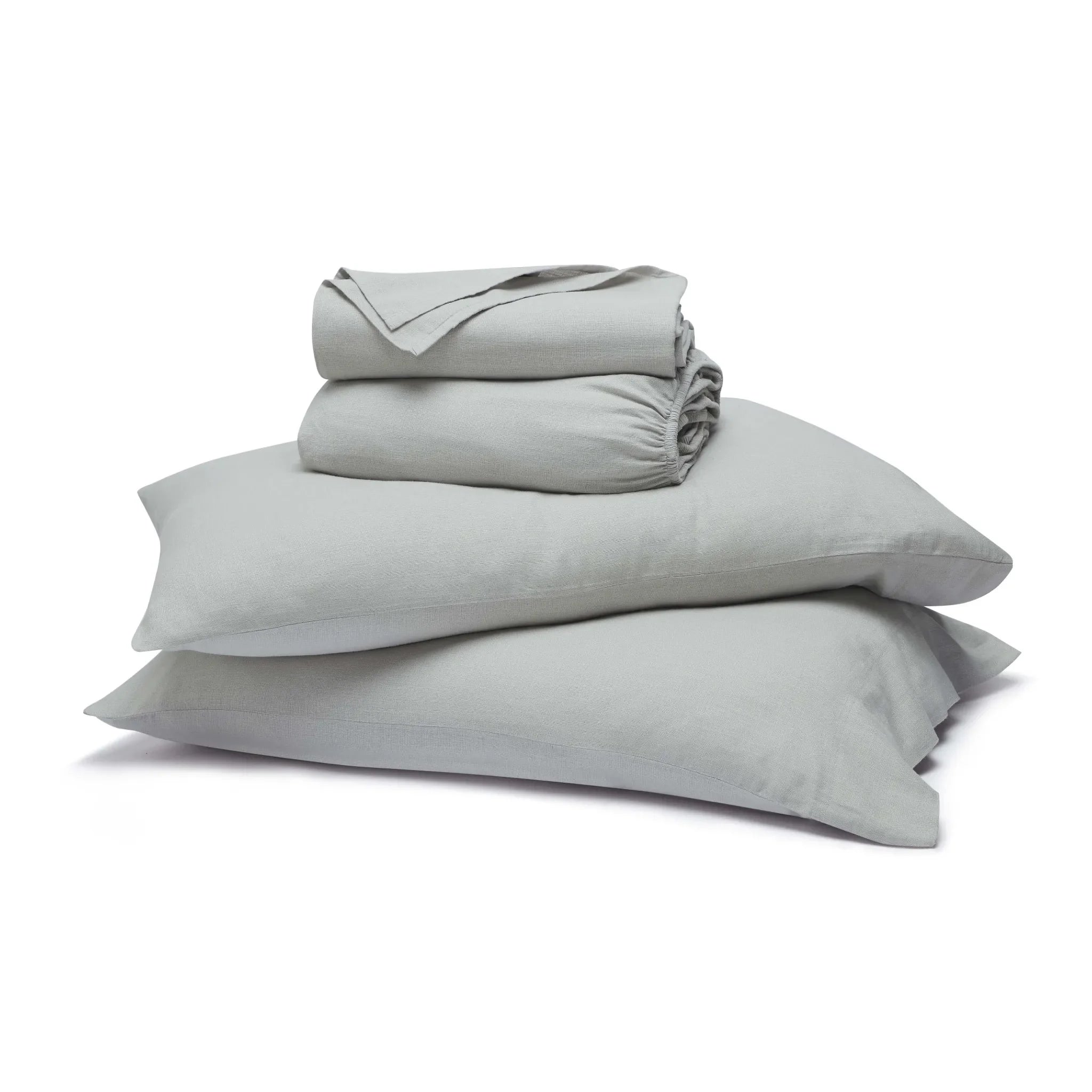 Chloe 100% Cotton Linen Texture Vintage Wash Deep Pocket Bed Sheet Set - Sheet Set by Superior Brand