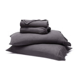 Chloe 100% Cotton Linen Texture Vintage Wash Deep Pocket Bed Sheet Set - Sheet Set by Superior Brand