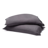 Chloe 100% Cotton Linen Texture Vintage Wash Deep Pocket Bed Pillowcase Set - Pillowcases by Superior Brand