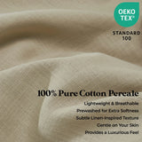 Chloe 100% Cotton Linen Texture Vintage Wash Deep Pocket Bed Pillowcase Set - Pillowcases by Superior Brand