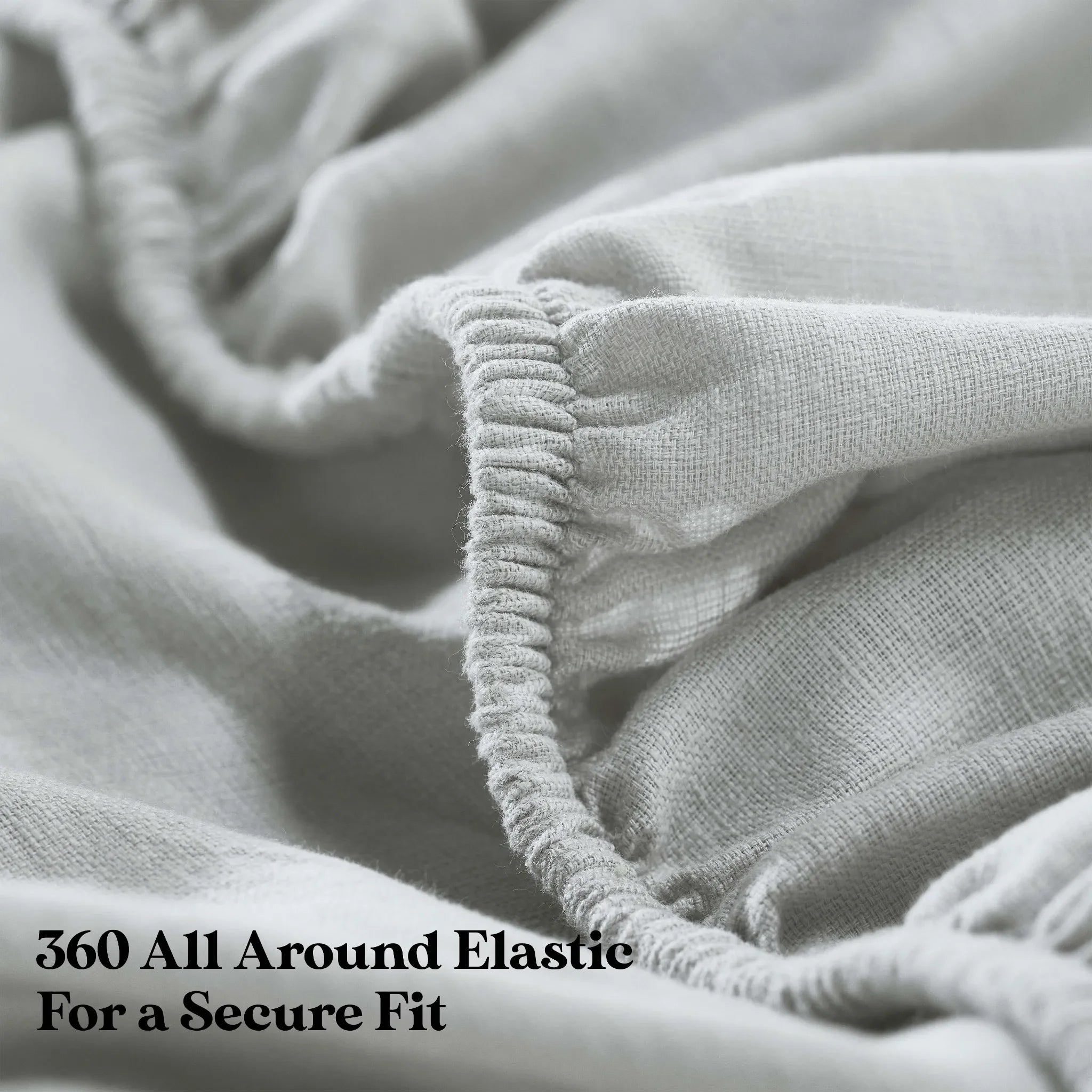 Chloe 100% Cotton Linen Texture Vintage Wash Deep Pocket Bed Sheet Set - Sheet Set by Superior Brand