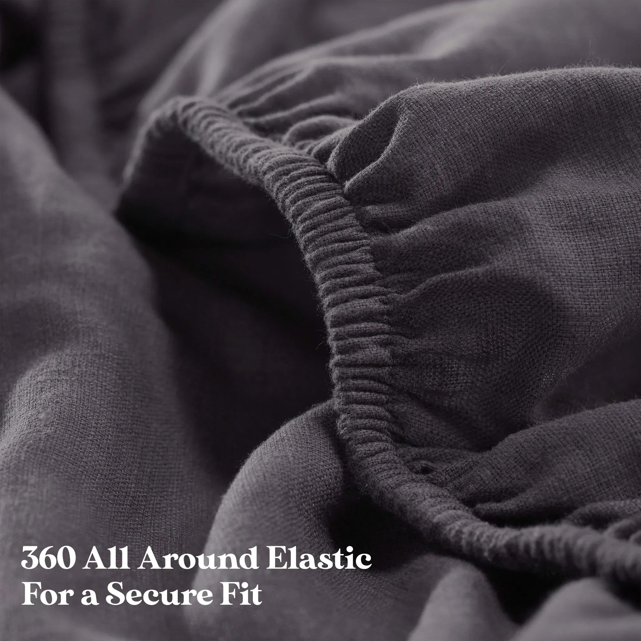 Chloe 100% Cotton Linen Texture Vintage Wash Deep Pocket Bed Sheet Set - Sheet Set by Superior Brand