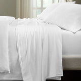 Chloe 100% Cotton Linen Texture Vintage Wash Deep Pocket Bed Sheet Set - Sheet Set by Superior Brand