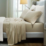 Chloe 100% Cotton Linen Texture Vintage Wash Deep Pocket Bed Sheet Set - Sheet Set by Superior Brand