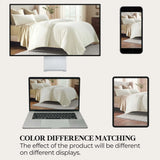 Chloe 100% Cotton Linen Texture Vintage Wash Duvet Cover Set - Duvet Cover Set by Superior Brand