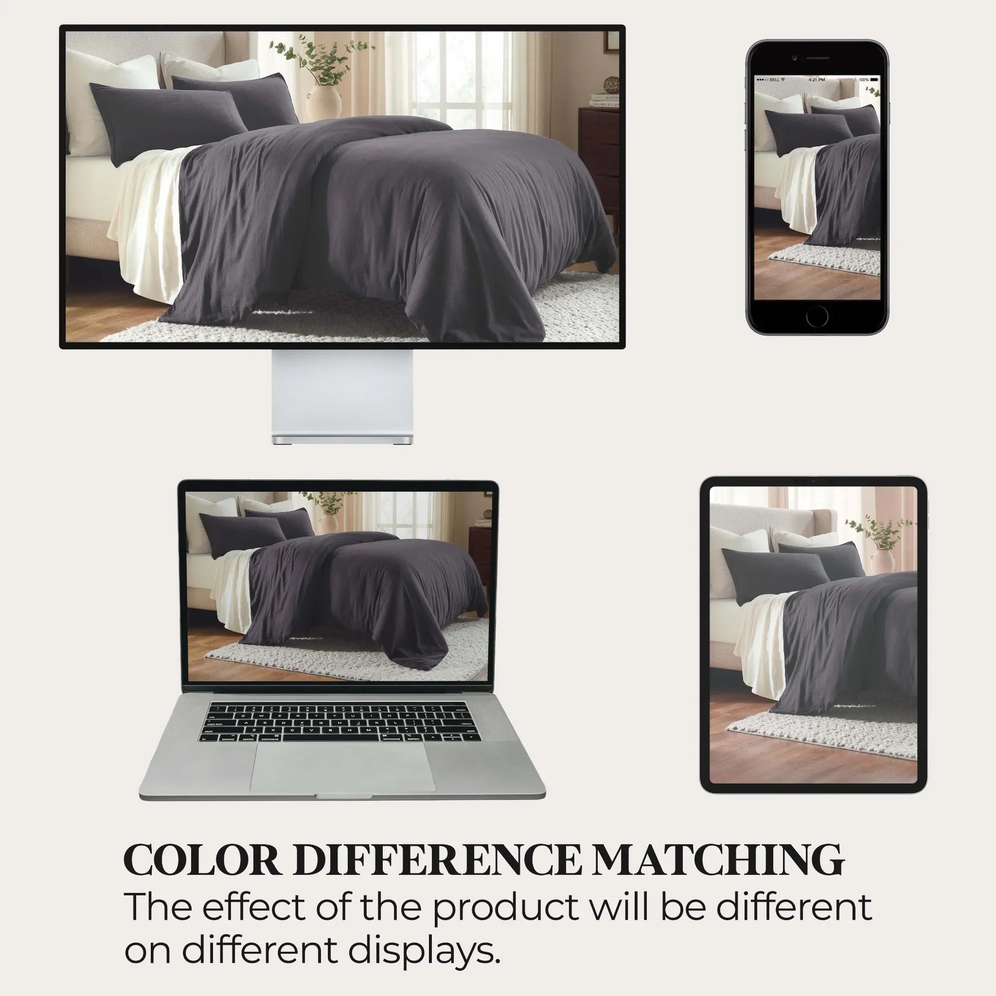Chloe 100% Cotton Linen Texture Vintage Wash Duvet Cover Set - Duvet Cover Set by Superior Brand