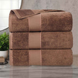 Giza Cotton Plush Absorbent Bath Towel Set of 3 - Egyptian Cotton Bath Towel by Superior Brand