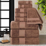 Niles Egyptian Giza Cotton Plush Towel Set 9-Piece - Egyptian Cotton Towel Set by Superior Brand
