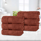 Cotton Terry Hand Towel Set 6-Piece - Atlas - Hand Towel Set by Superior Brand