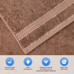 Egyptian Giza Cotton Plush Soft Towel Set 8 Piece - Egyptian Cotton Towel Set by Superior Brand