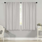 Solid Room Darkening Blackout Curtain Panels, Back Tabs, Set of 2 - Blackout Curtains by Superior Brand