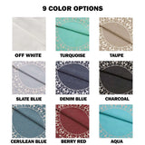 Lightweight Cotton Bedspread Set 3-Piece Lyron Floral Scroll Jacquard - Bedspread by Superior Brand