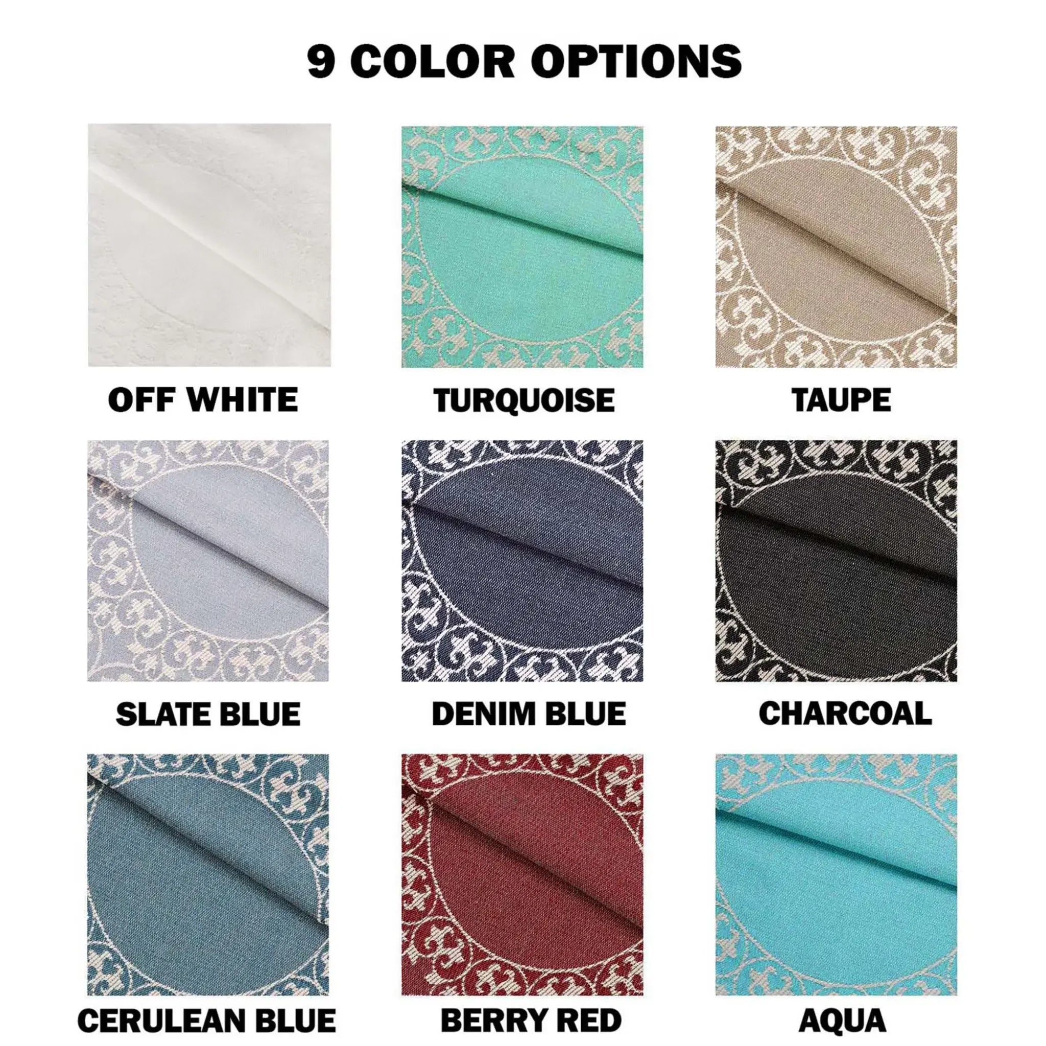 Lightweight Cotton Bedspread Set 3-Piece Lyron Floral Scroll Jacquard - Bedspread by Superior Brand