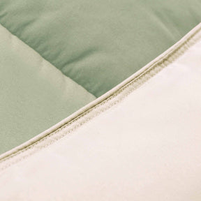 Brushed Microfiber Reversible Down Alternative Comforter - Ivory-sage