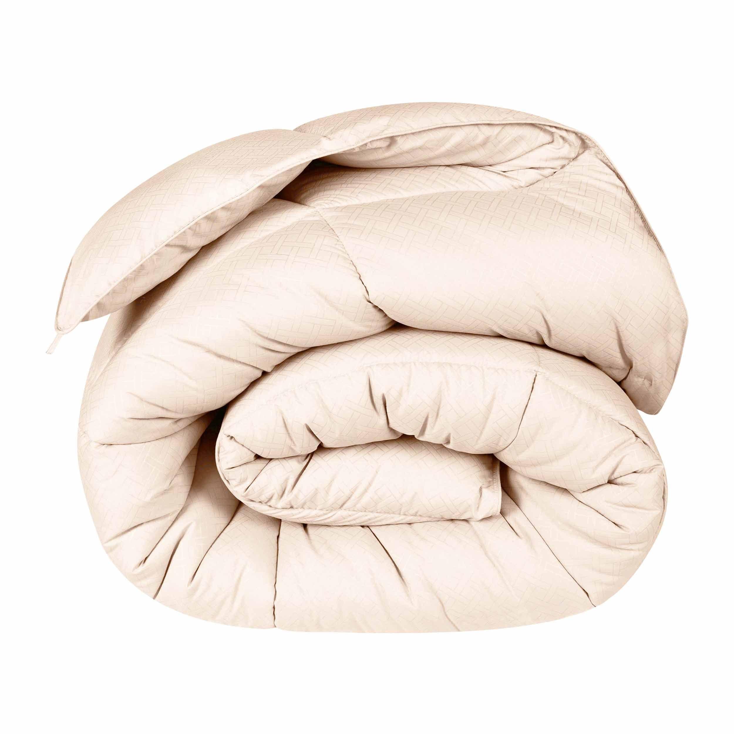 Monochrome Basketweave Plush Microfiber Down Alternative Comforter - Comforter by Superior Brand