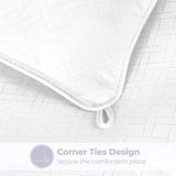 Monochrome Basketweave Plush Microfiber Down Alternative Comforter - Comforter by Superior Brand