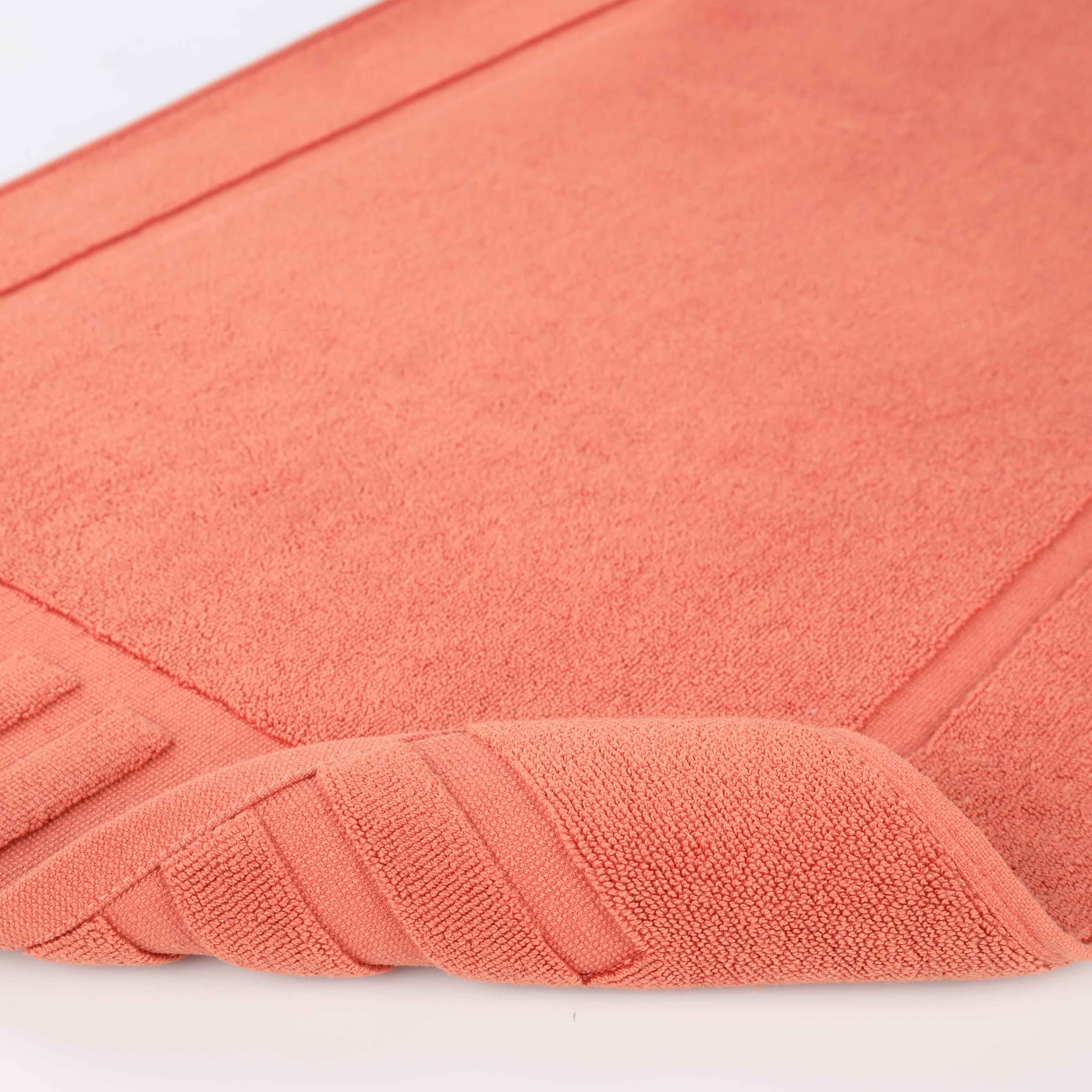 Leo Cotton Solid Modern Absorbent Heavy Washable Bath Mat Set of 2 - Bath Mats by Superior Brand