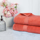 Egyptian Cotton Bath Towels - Plush Bath Sheet Set of 2 - Egyptian Cotton Bath Sheet by Superior Brand
