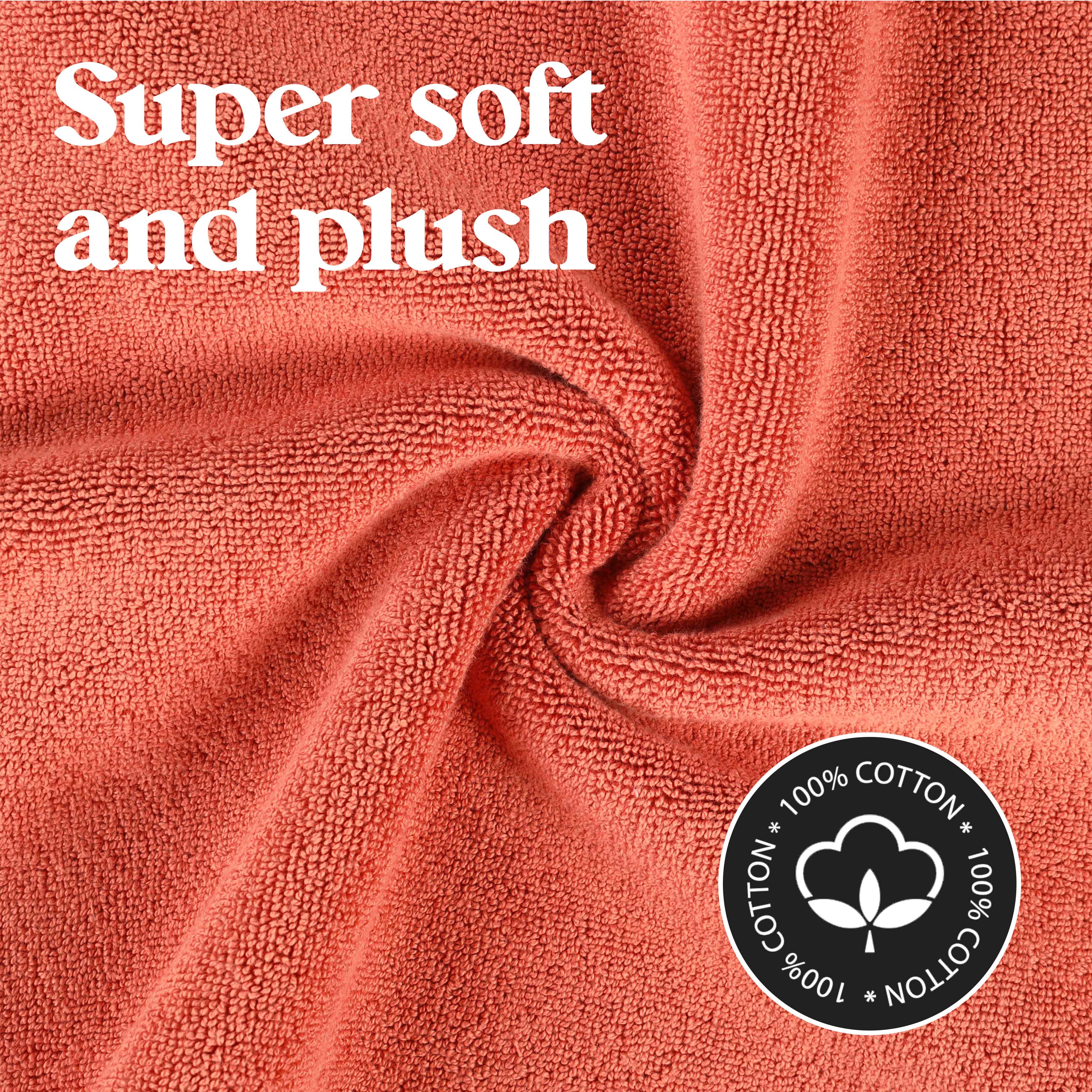 Leo Cotton Solid Modern Absorbent Heavy Washable Bath Mat Set of 2 - Bath Mats by Superior Brand