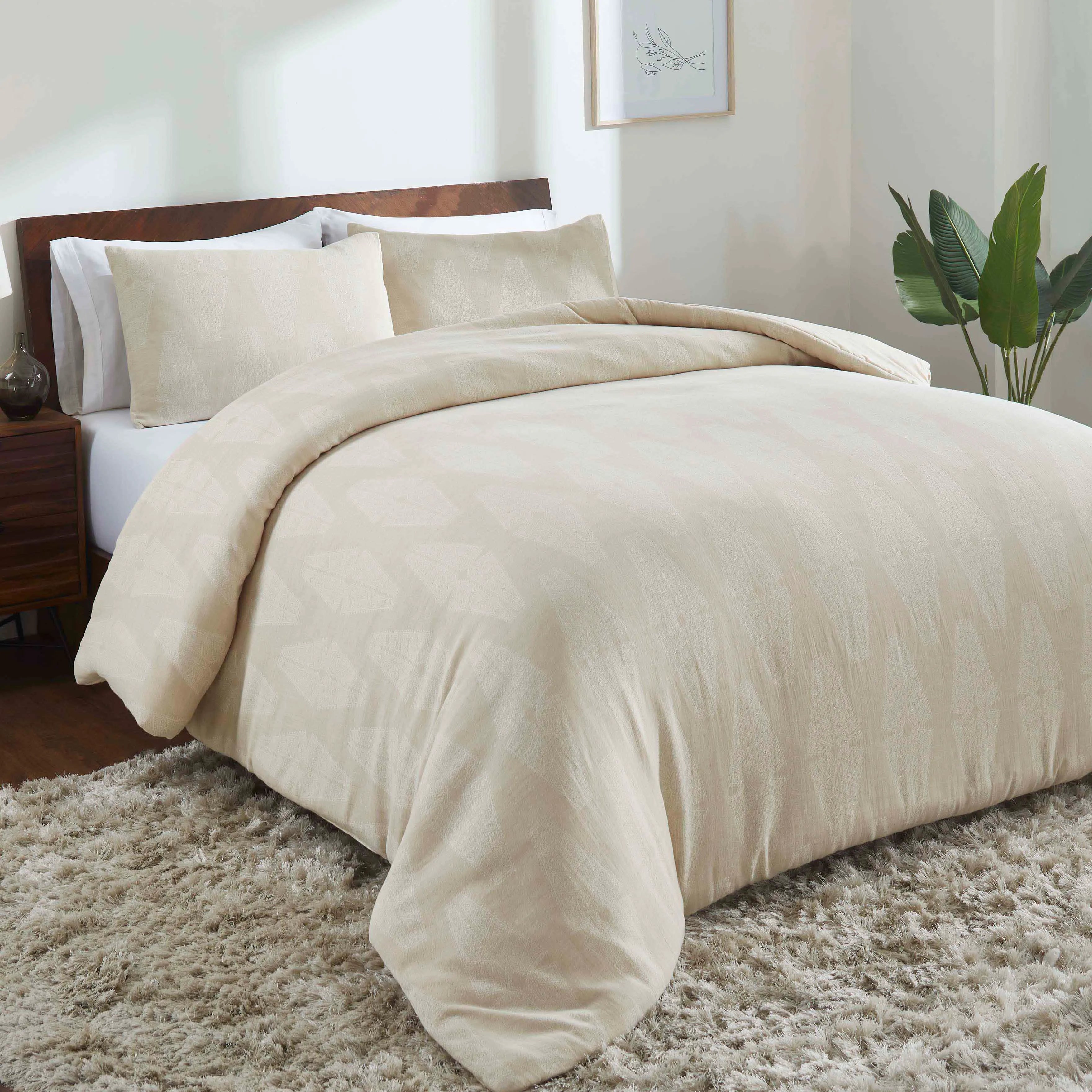Manali Cotton All Season Bedding Diamond Lattice Woven Comforter Set - Comforter Set by Superior Brand