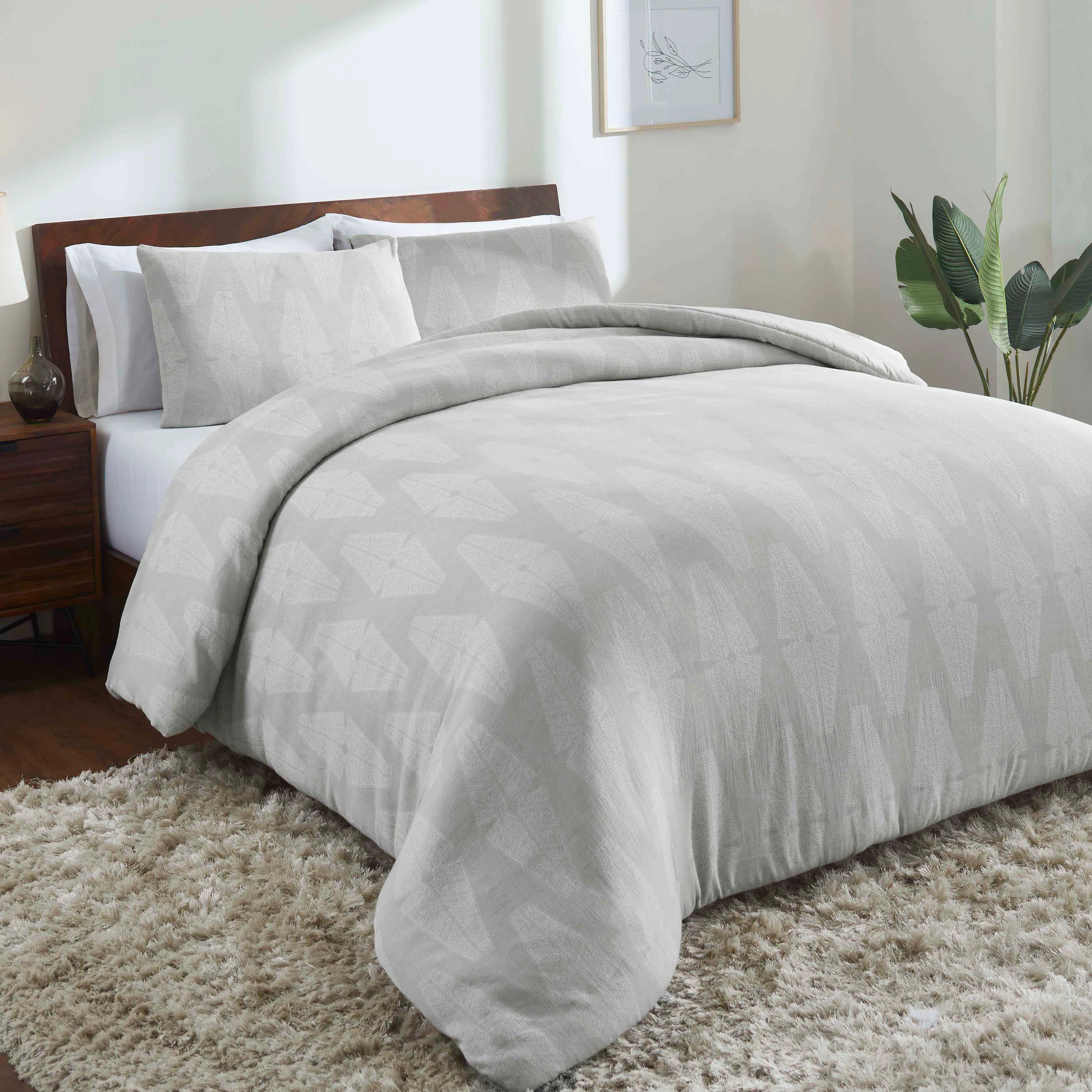 Manali Cotton All Season Bedding Diamond Lattice Woven Comforter Set - Comforter Set by Superior Brand