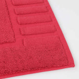 Leo Cotton Solid Modern Absorbent Heavy Washable Bath Mat Set of 2 - Bath Mats by Superior Brand