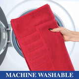 Leo Cotton Solid Modern Absorbent Heavy Washable Bath Mat Set of 2 - Bath Mats by Superior Brand